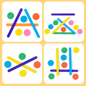 Giocattoli Educativi in Legno per Bambini, Puzzle Arcobaleno per l'Apprendimento Precoce della Matematica - Product Image 5