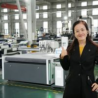 Máquina de Corte Automática de Tela, Máquina de Corte Oscilante para Etiquetas de Cajas de Cartón, Plotter de Corte Digital de Cama Plana