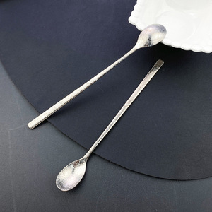 ช้อนคนกาแฟ ช้อนน้ำผึ้ง ด้ามยาว ทำจากไทเทเนียมแท้ ใช้สำหรับตั้งแคมป์และกิจกรรมกลางแจ้ง สีพื้น - Product Image 2