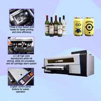 Printer Stiker DTF UV Ink Kristal Ukuran A2 Otomatis Penuh Baru untuk Film AB 40cm
