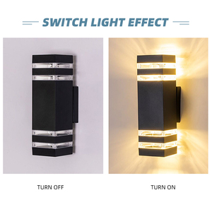 Applique murale Led étanche avec détecteur de mouvement, luminaire d'extérieur de bonne qualité, idéal pour un jardin, une rue ou une chambre à coucher - Product Image 4