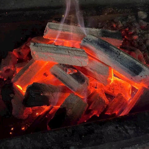 Charbon de bois en briquettes de sciure de bois dur à haute teneur en carbone, faible teneur en cendres, sans fumée, combustible pour barbecue, cendres blanches, 6 heures de combustion, fournisseur Vietnamien - Product Image 1