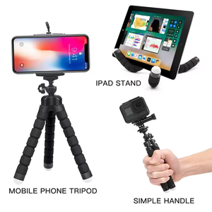 Soporte Flexible para Teléfono Móvil, Mini Trípode para Cámara <span class=keywords><strong>de</strong></span> Video con Clip en U para Smartphone, <span class=keywords><strong>Precio</strong></span> <span class=keywords><strong>de</strong></span> Fábrica - Product Image 4