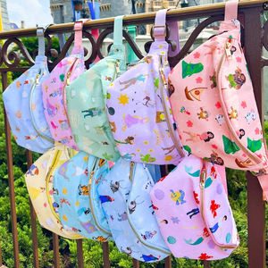 Sac banane en nylon personnalisé avec impression par sublimation pour femme, sac de taille, sac de hanche, sac bandoulière, sac de ceinture, sac banane pour femme - Product Image 1