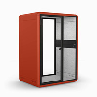 Espace de travail acoustique privé pour 1 à 2 personnes, cabine téléphonique préfabriquée, cabine de bureau, pod de conférence, réduction du bruit, pod d'étude