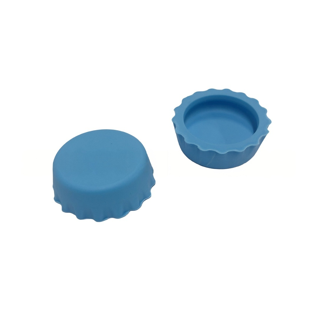 Bouchon de bouteille de bière bleue
