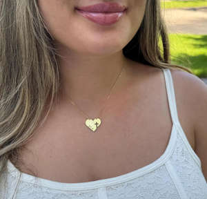 Collar de Acero Inoxidable con Cruz de Corazón y Versículo Bíblico Personalizado en Oro, Colgante Inspirador, Joyería de Fe Cristiana para Mujer - Product Image 5