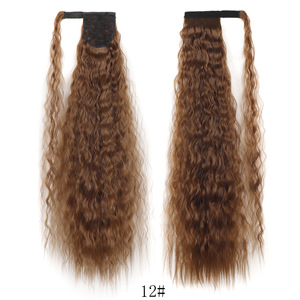 Kanekalons personnalisés <span class=keywords><strong>queue</strong></span> <span class=keywords><strong>de</strong></span> <span class=keywords><strong>cheval</strong></span> en cheveux synthétiques crépus bouclés vague d'eau ondulés faux cheveux queues <span class=keywords><strong>de</strong></span> <span class=keywords><strong>cheval</strong></span> pour les femmes noires en gros - Product Image 6