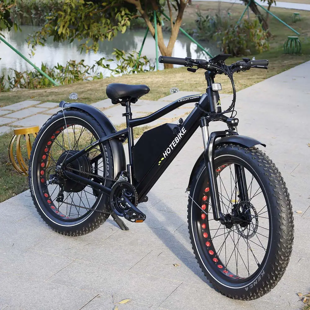 دراجة كهربائية ذات إطارات سميكة للبالغين دراجة كهربائية ذات بطارية بسعة كبيرة دراجة كهربائية ذات بطارية ليثيوم للشاطئ والرحلات لتوصيل البضائع