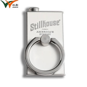 Support de téléphone portable en métal en forme de bouteille d'essence blanche avec logo personnalisé – Cadeau promotionnel - Product Image 2