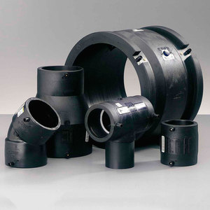 Rehome 63mm PE electrofusion phụ kiện HDPE phụ kiện electrofusion đen ống nước lắp electrofusion Coupler - Product Image 1