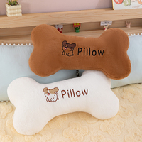 Juguete de Peluche de Hueso de Perro de Dibujos Animados, Súper Suave, Material Unisex, Personalizado, Cómodo para Abrazar, de Gran Venta