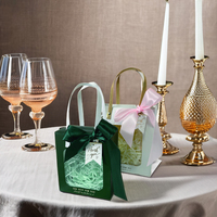 Boîtes d'emballage de faveur de mariage imprimées avec logo personnalisé Doublure en éponge élégantes boîtes à bijoux personnalisées pour mariages gaufrage