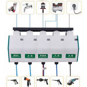 Enrouleur de tuyau rétractable combiné pour lavage de <span class=keywords><strong>voiture</strong></span> électrique, pour lavage haute pression, mousse, <span class=keywords><strong>nettoyage</strong></span> intérieur et roues - Nouveau - Product Image 2