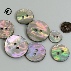 Tùy Chỉnh Màu Sắc Nút Vỏ Tự Nhiên Trocas Nút Vỏ Màu Đen Lau Mẹ của Nút Ngọc Trai - Product Image 2