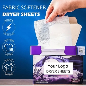 <b>Fabric</b> <b>Softener</b> Dryer <b>Sheets</b> Disposable Solid Aromatic Smell to Reduce Wrinkles and Static Electricity on Clothes - Product Image 6