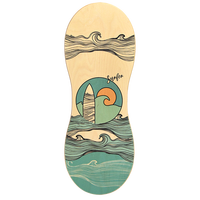 Planche inclinée en bois Iboard F-1 pour enfants et adultes, améliorant la coordination et la force pour les exercices à domicile/le yoga