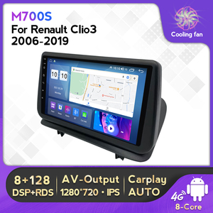 Mekede MS 8-Core 8 + 128GB schermo IPS lettore DVD per auto video display montato su veicolo per Renault Clio3 <span class=keywords><strong>2006</strong></span> 2019 - Product Image 2
