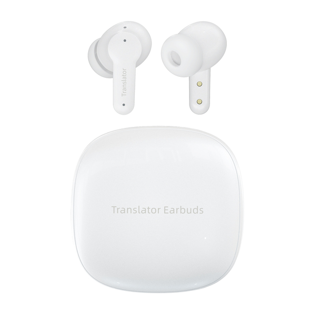 Noise-Reducing Translation Headset Intelligent New Voice Translator In-Ear Wireless Headset for Overseas Travel