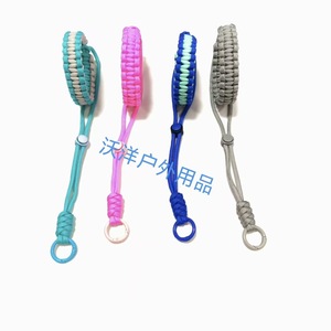 Mobile Phone Strap <b>Braided</b> Wristband Colorful Keychain <b>Accessory</b> For Phone And Keys - Product Image 2