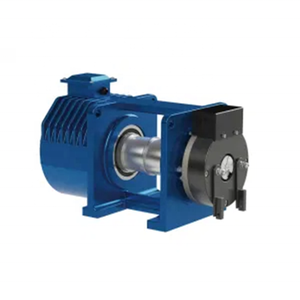 MGD87 Lift Parts Elevator Host Permanent magnet Synchron Getriebe lose Stahlband-Traktion maschine - Product Image 1