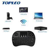 Baru Panas 2.4G I8 + Mini Keyboard Wireless Touch Pad Mouse Backlit Gaming Keyboard untuk HTPC Tablet Laptop PC
