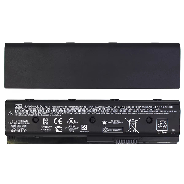 Genuine for 11.1V 62Wh 6-Cell Li-ion Battery (TPN-P106 671567-421 MO06) for DV4-5000/DV6-7000/DV7-7000t Series Laptops Stock