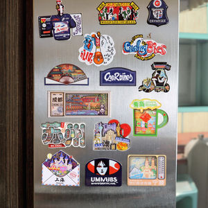 Regalo Souvenir promozionale cartone animato Anime modello Logo taglio portogallo filippine legno legno magnete frigo personalizzato - Product Image 3