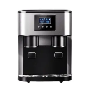 3 in 1 ice makers countertop self-cleaning water dispenser with crushed ice machine 33lbs for home kitchen office