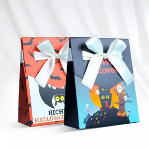 Caramelle di carta fantasia stampate personalizzate matrimonio festa di halloween bomboniere regali scatola di noodle quadrata per gli ospiti
