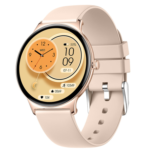 V89 Ultra-Thin Smart Watch for Call HD Screen Sports Waterproof Message Phone Reminder AMOLED Silicone 7-14 Days Battery