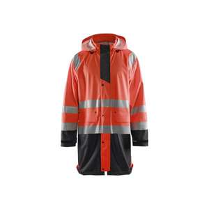 BLAKLADER - 4324200055994XL Nivel de lluvia 1 Chaqueta de alta visibilidad Rojo/Negro-EAN 7330509571163 PROTECCIÓN PARA TODOS LOS TIEMPOS - Product Image 1