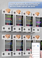 Meteran Daya Digital Multifungsi AC Pengukur Tegangan Arus Energi dengan Perlindungan Kebocoran, Pencatat Puncak & Harga Puncak-Lembah