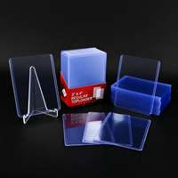 Vente en gros de protège-cartes rigides en PVC 3x4 pouces, personnalisables, type Toploader 35PT, pour cartes à collectionner sportives et MTG