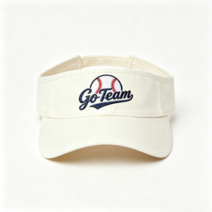 หมวกปีกโค้งปักลายตามสั่ง น้ำหนักเบา ปรับได้ ระบายอากาศดี เหมาะสำหรับกอล์ฟ กีฬากลางแจ้ง - Product Image 1