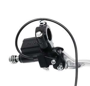 Palanca <span class=keywords><strong>de</strong></span> <span class=keywords><strong>Freno</strong></span> para <span class=keywords><strong>Bicicleta</strong></span>, Motocicleta, Scooter - Embrague Trasero Doble, Cilindro Maestro Hidráulico Delantero Derecho para Mini Moto - Product Image 4