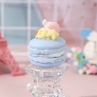 Bunte Kuchenförmige Duftkerze aus Sojawachs für Schreibtischdekoration und Fotografie-Requisiten