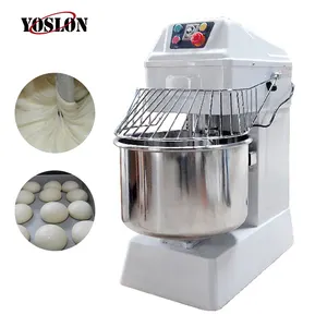 Yoslon-mezclador eléctrico de panadería, máquina mezcladora de masa en espiral de 60L, 25kg, fabricante RTS