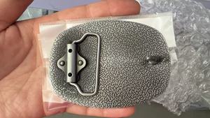 Hebilla de cinturón casual de tres piezas de lujo de aleación de zinc con patrón vintage impreso de 20 mm, accesorios de cinturón occidental personalizados - Product Image 4