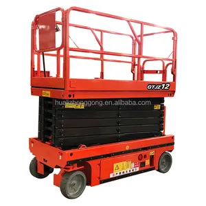 Ngoài trời trong nhà kho xây dựng sử dụng 10 mét tự di chuyển Scissor Lift bảng 4-16m tự động nâng nền tảng