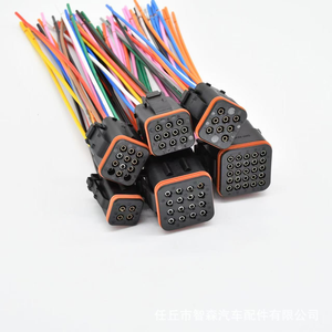 ขั้วต่อแบบ 4 8 10 16 25 37 พิน ตัวผู้ ตัวเมีย แบบกันน้ำสำหรับยานยนต์ - Product Image 2
