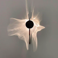 Applique Murale LED Moderne Simple à Effet Ombre, Rotative, Carrée, en Acier Inoxydable et Aluminium, 50000 Heures, pour Salon, Salle de Séjour, Escaliers, Couloir