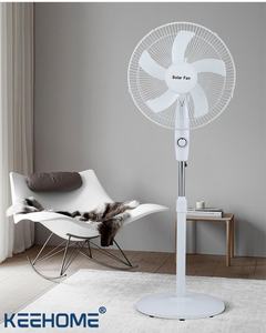 Keehome vente en gros ventilateur solaire 16 pouces 12W batterie au lithium ventilateur solaire domestique avec panneau solaire adaptateur domestique charge - Product Image 6