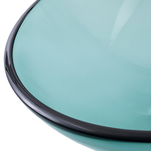 <span class=keywords><strong>Lavabo</strong></span> de Vidrio Transparente Color <span class=keywords><strong>Verde</strong></span> AQ1002 - Product Image 5