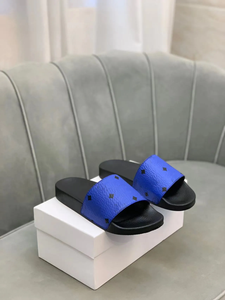 Tùy chỉnh chất lượng cao Boutique sang trọng Unisex Dép thời trang da chính hãng thiết kế Slide dép cho phụ nữ - Product Image 5