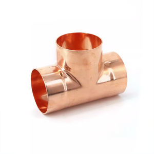 OEM <span class=keywords><strong>3</strong></span> 웨이 구리 티 동일 TP2 배관 냉동 및 HVAC 시스템을 위한 매끄러운 표면 파이프 피팅 - Product Image 5