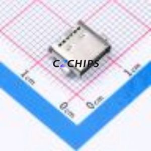 HC-TYPE-C-24P-MM0.8-5A-01 USB Connector SMD Connector Type-C USB 3.1 Female Horizontal Mount - Product Image 1