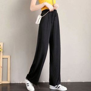 I-0510 Women Spring Waterproof Eco-Friendly Formal High Waist <b>Boot</b> Cut Loose Fit Full Length <b>Trousers</b> - Product Image 4