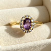 Bague personnalisée en argent sterling 925, 4 mm * 6 mm, pierres précieuses naturelles variées, plusieurs couleurs disponibles, fabricant de bijoux pour marques