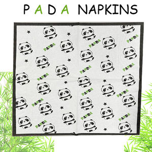 Serviettes de table personnalisées imprimées en 2 plis, en pulpe de bois vierge de qualité alimentaire, 33x33 cm, pour Noël, mariage, dîner - Product Image 3